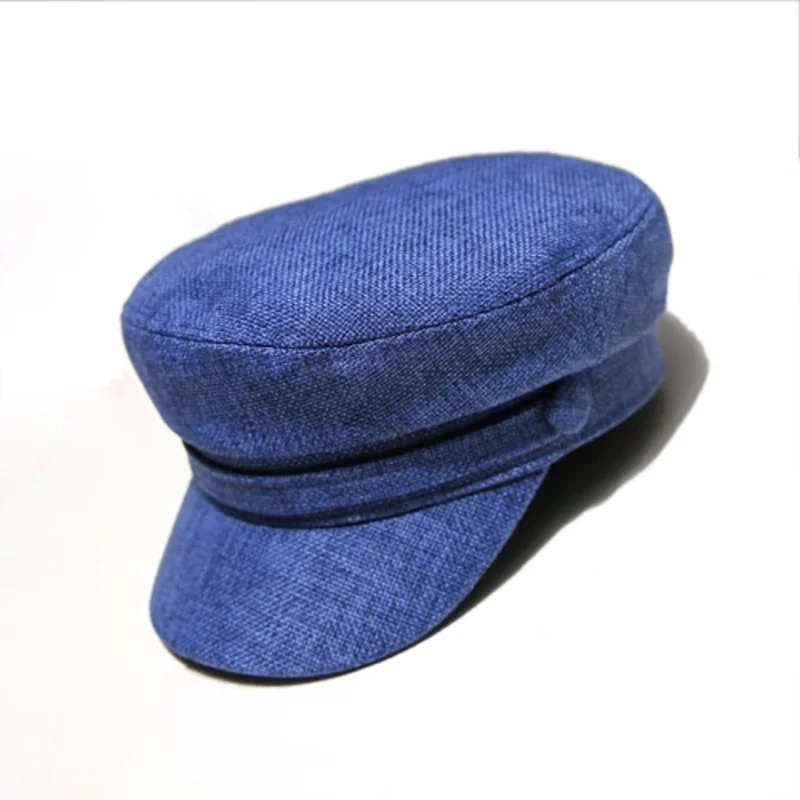 Fashion Beret Hats Women Octagonal Flat Cap Cotton Navy Hats for Women Stylish Artist Painter Newsboy Hats Army Cap