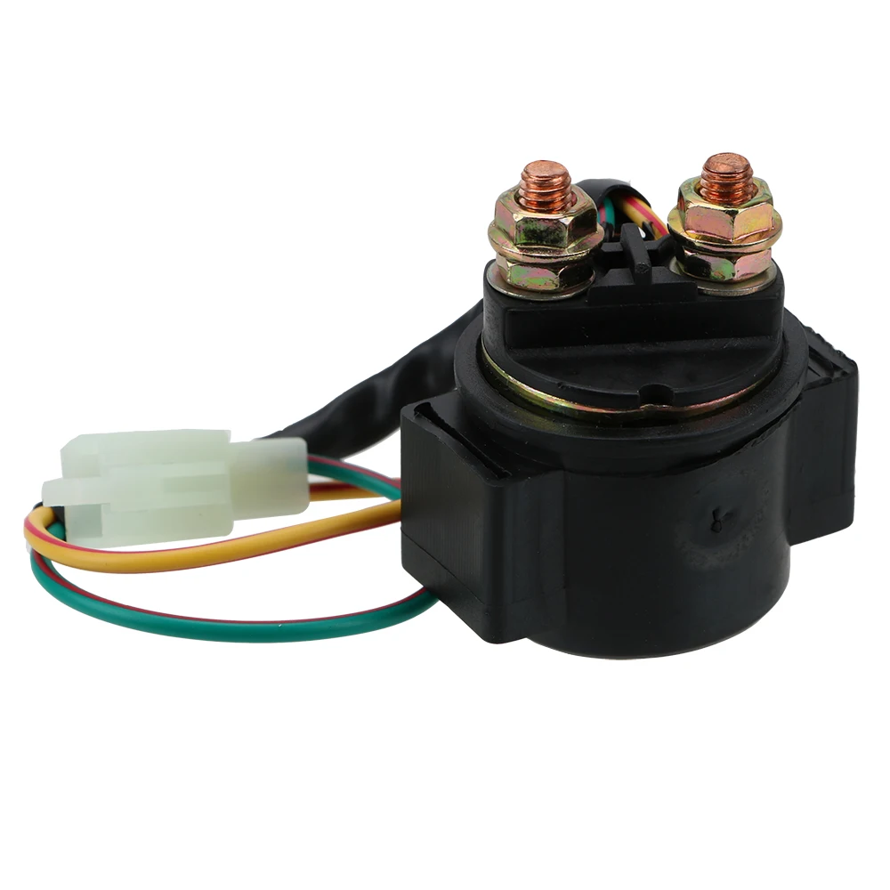 Leepee relé de partida solenoide para motocicleta, 12v 20w para gy6 50cc 125cc 150cc scooter atv karts cg125