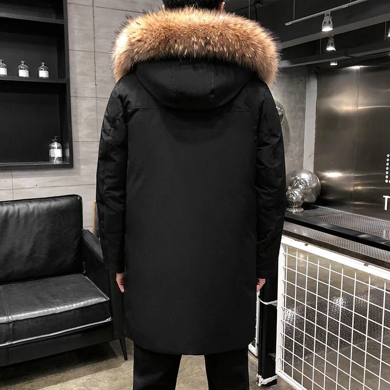 2023 Winter Warm coat Male fashion Windbreak Men Jacket Coat Casual hooded thicken Parka Men\'s Winter Jackets size M-4XL