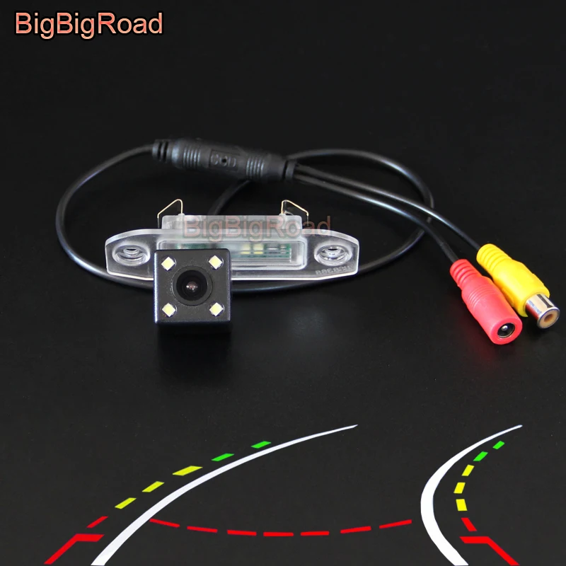 

BigBigRoad For Volvo S40 S60 S80 XC90 XC60 V60 S80L S60L S40L Car Intelligent Dynamic Tracks Rear View Parking Camera Waterproof