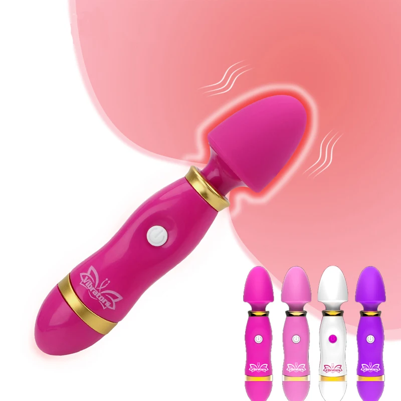 Powerful G-Spot Vibrator Magic Wand Dildo Women Clitoris Stimulator Vagina Nipple Massager Masturbator Anal Plug Adult Sex Toys