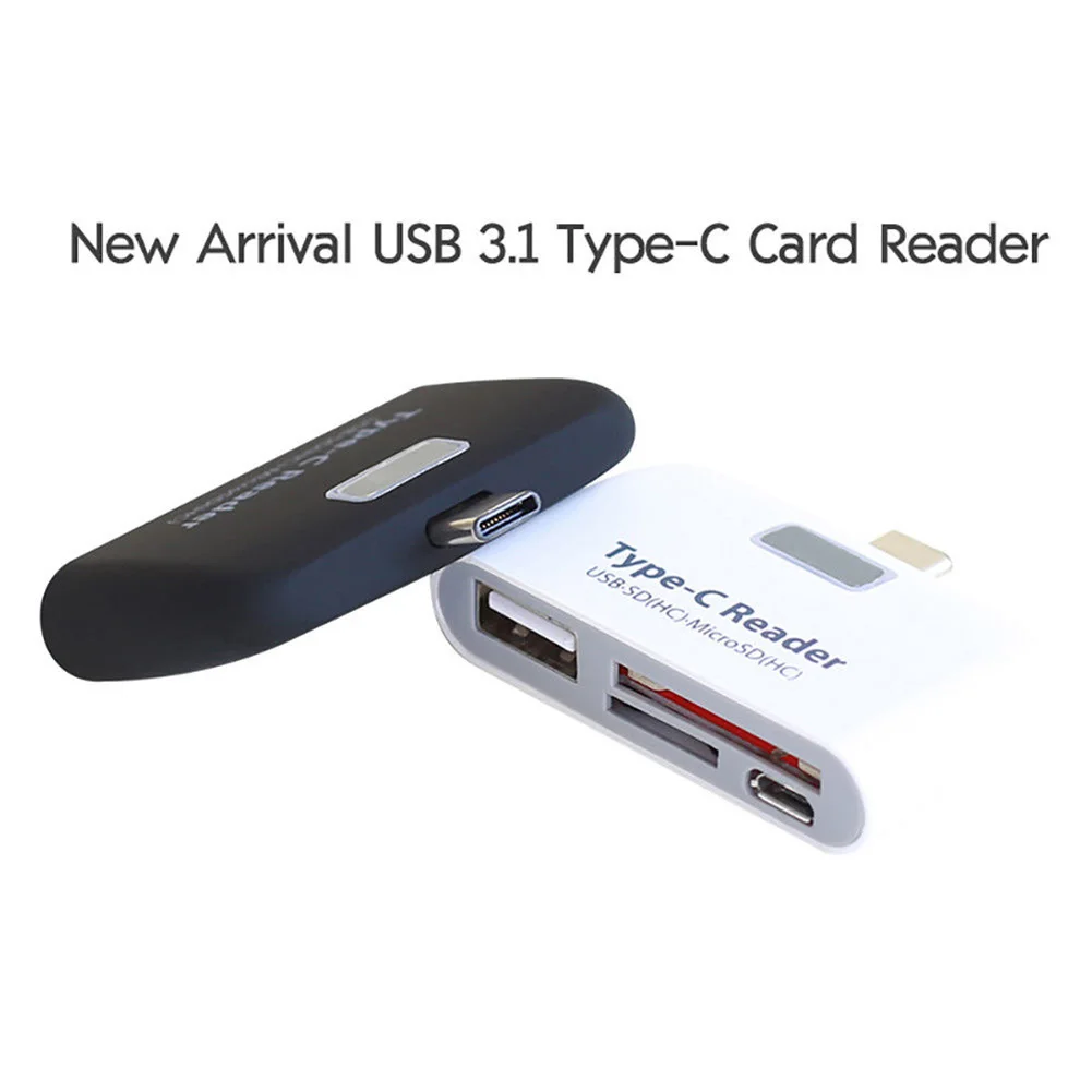 Universal Typ C zu USB 3,0 OTG Hub Adapter SD/TF Micro SD Speicher Karte Reader