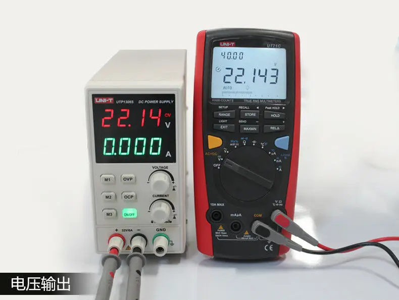 Imagem -05 - Uni-t-single-channel Switching dc Power Supply Estabilizador Regulador de Tensão Instrumento de Laboratório 4bits Display Utp1306s 32v 6a
