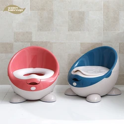 Portable Baby Travel Potty Baby Toilet Toddler Potty Training Seat Kids Anti-Slip Potty Children's Chamber Pot with Soft Cushion