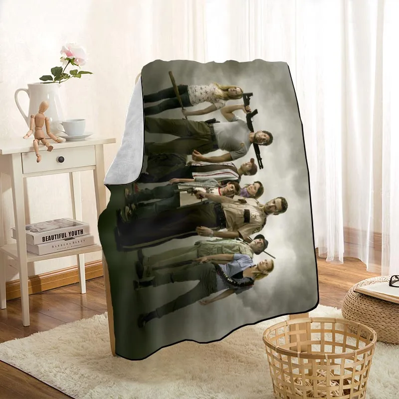 new-arrival-walking-dead-blankets-printing-soft-blanket-throw-on-home-sofa-bedding-portable-adult-travel-cover-blanket