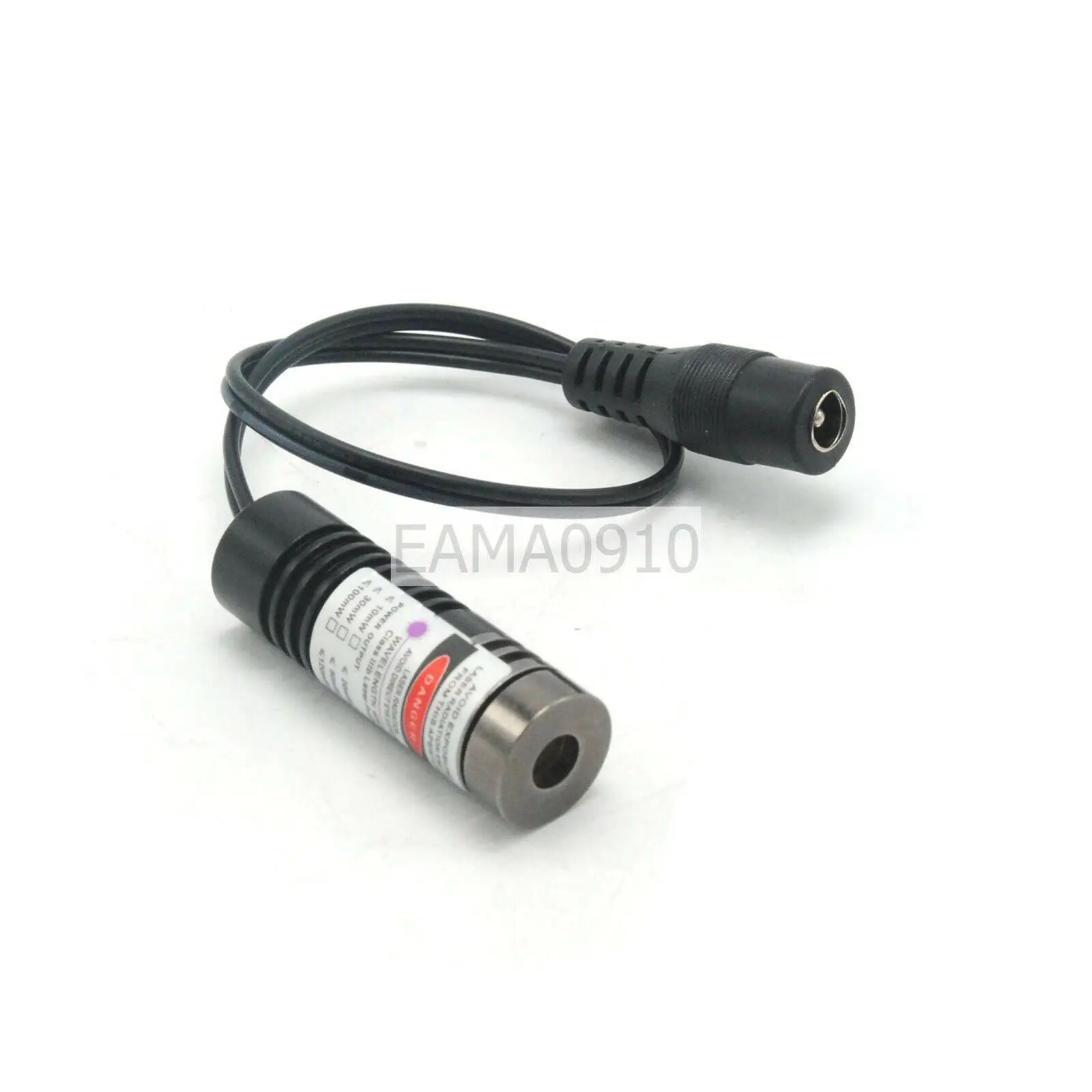 Dot 50Mw 405nm Violet/Blue Focusable Laser Diode Module 14.5X45Mm W/5V Adapter