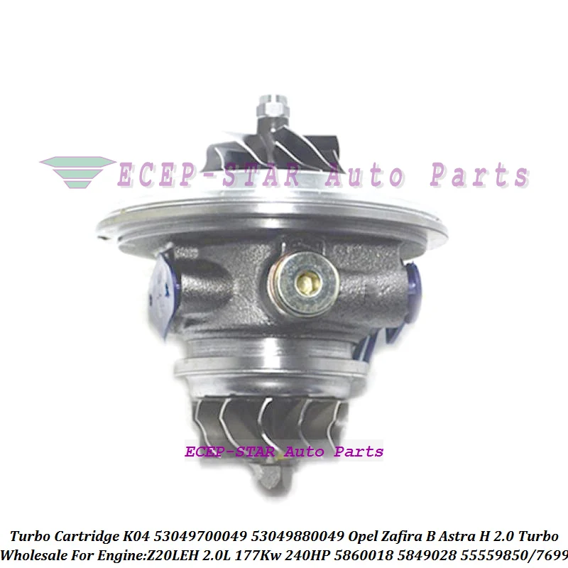 Turbo Cartridge CHRA K04 53049700049 53049880049 5860018 55559850 5849028 55557699 For Opel Zafira B For Opel Astra H 2.0 Z20LEH