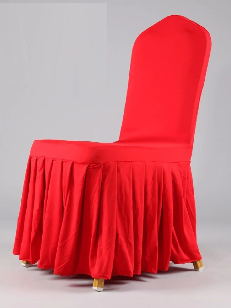 

Pleated Elastic Chair Cover, European Style