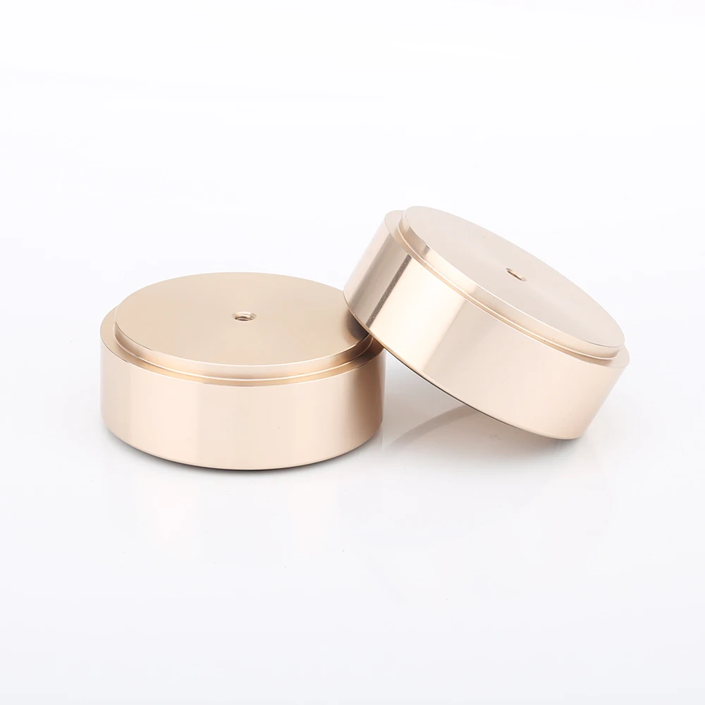 58x22mm 전체 알루미늄 앰프 스피커 절연 피트 턴테이블 모니터, CD DAC 라디오 진동 스탠드 패드베이스