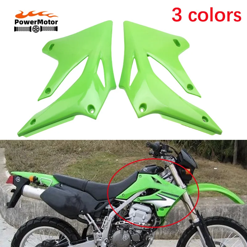 

for Kawasaki KLX250 Motorcycle Front Side Cover Fuel Tank Body Plate Guard Fairing Cowl 1 Pair Dirt Bike Accessories Motocross