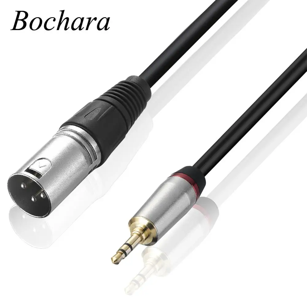 

Bochara 3.5mm Stereo Jack Male to XLR Male Cable Shielded For Microphone 1.8m 3m 5m 10m