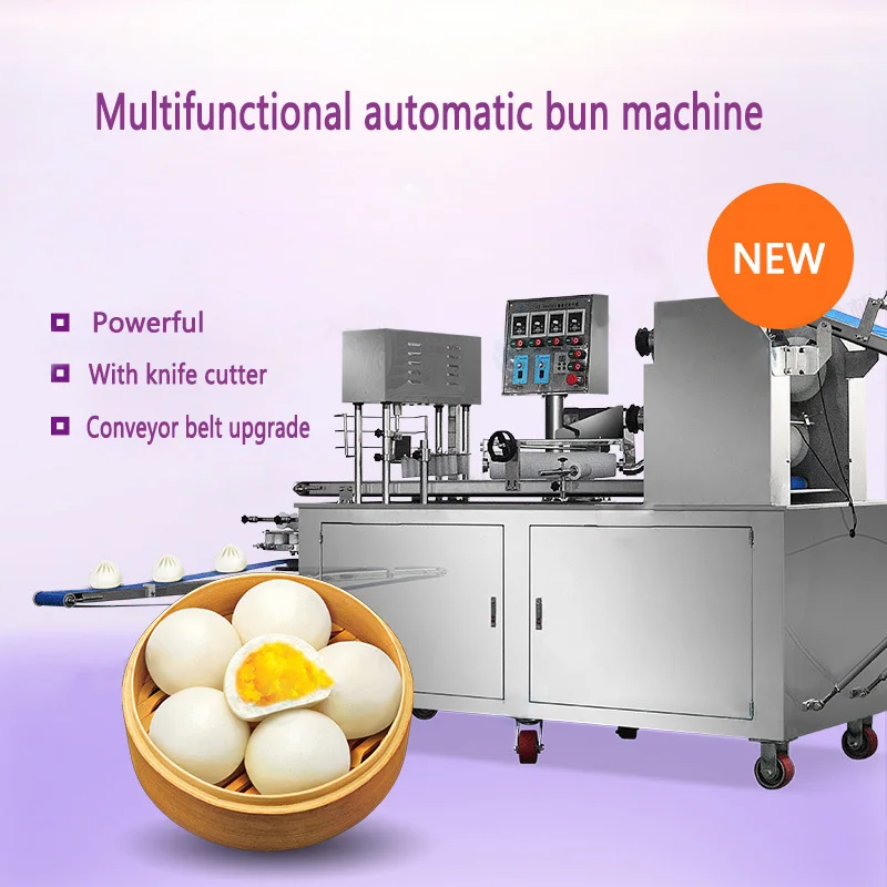 XZ-290IIAS Full-automatic roll-faced bun machine Multi-function stainless steel breads maker Commercial buns forming machine 1PC