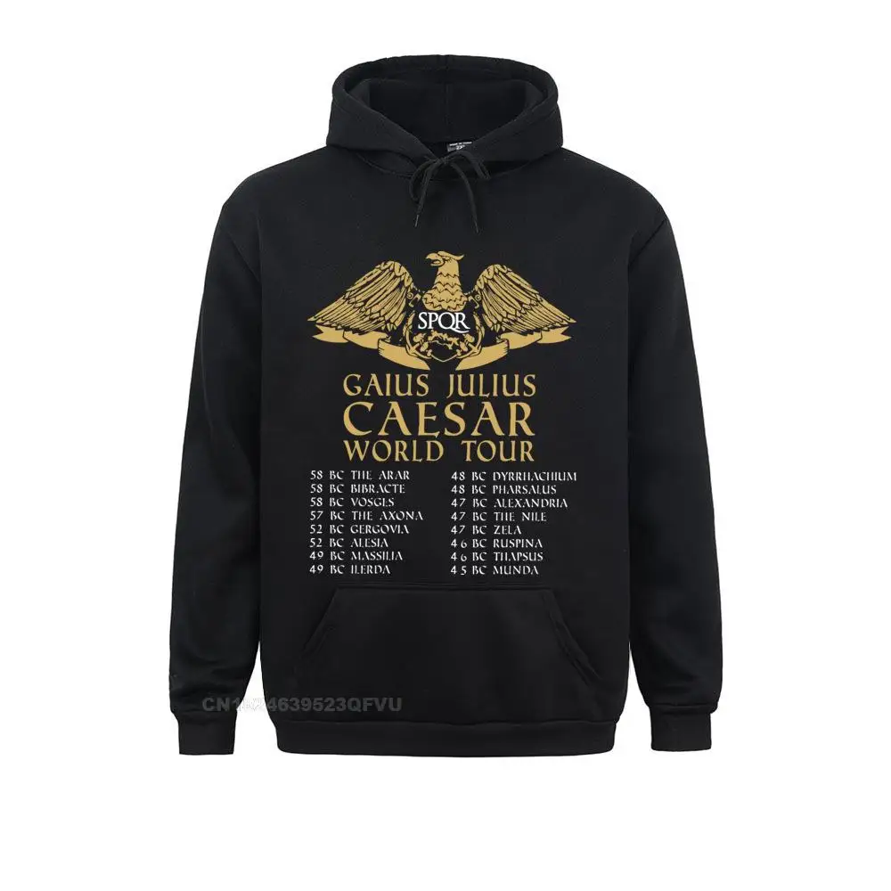 

Vintage Gaius Julius Caesar World Tour Hoodies Men Camisas Hombre Hoodie Roman Empire Emblem Cotton Casual Top Harajuku