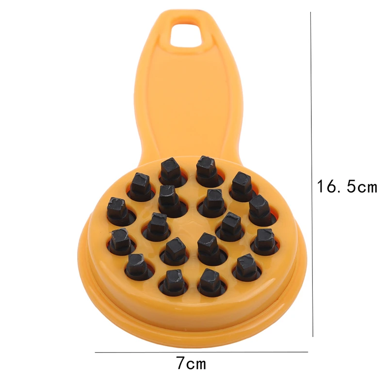 Spazzola per la pelle di pesce raschiatura bilancia da pesca spazzola grattugie rimozione rapida coltello da pesce pulizia pelapatate scala r raschietto utensili da cucina Gadget