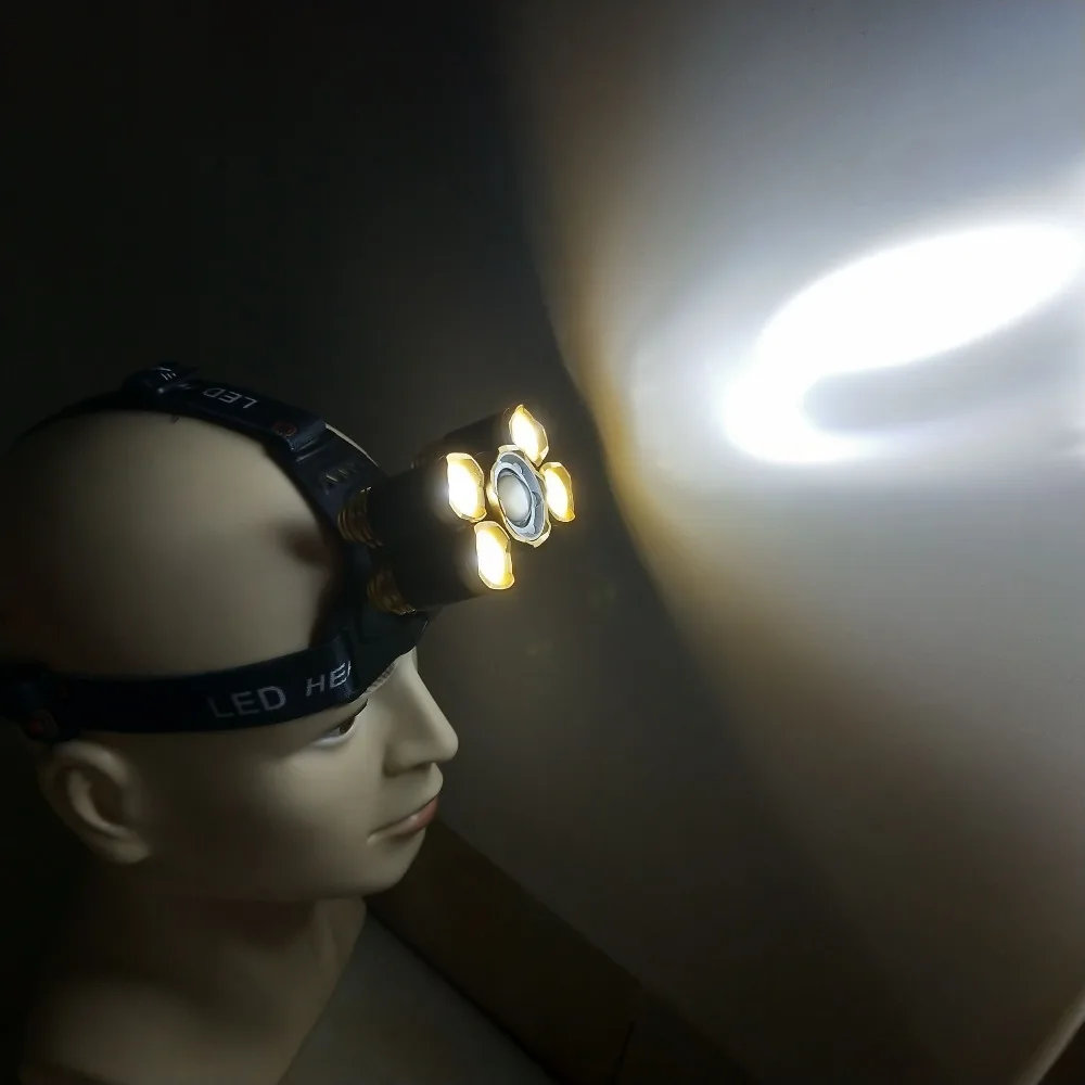 Litwod XHP100 1000000LM Headlamp Headlight Head Lamp Flashlight 20000 Lumens Zoomable Rechargeable 18650 Battery LED Bulbs