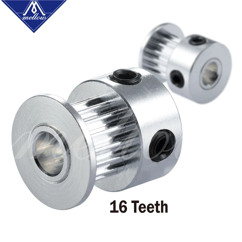 3D Printer Accessories 5pcs 16/20 teeth GT2 Timing Pulley Synchronous Wheel Bore 5mm and 5M 2GT GT2-6mm GT2 Timing Belt