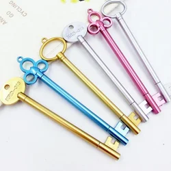 Jonvon Satone 60 Pcs Creative Korean Lovely Retro Key Gel Pen Black Stationery Pen Wholesale Material Escolar Kawaii Canetas