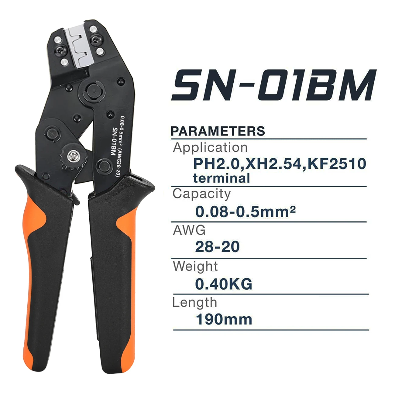 Imagem -02 - Micro Conector Ratchet Crimping Tool Kit Crimper Plier Grupo Mini Ferramenta Clamp Jst Ph2.0 Xh2.54 Terminais Fio Sn01bm