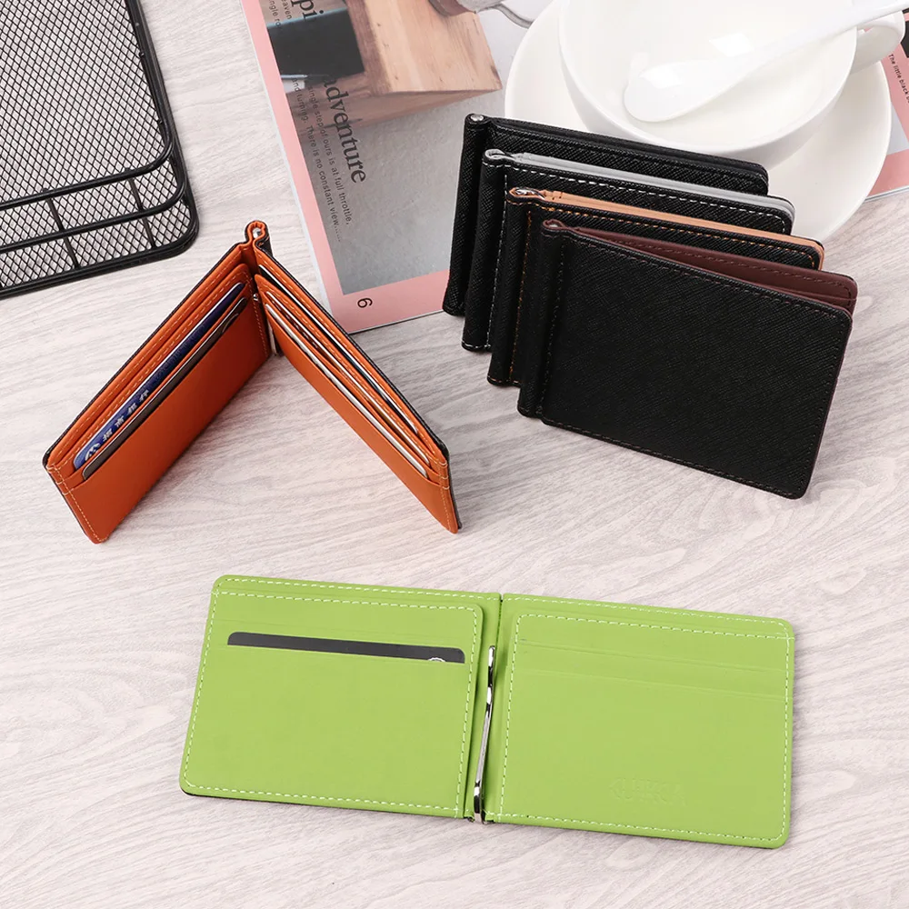 1Pc Pu Leather Mone…