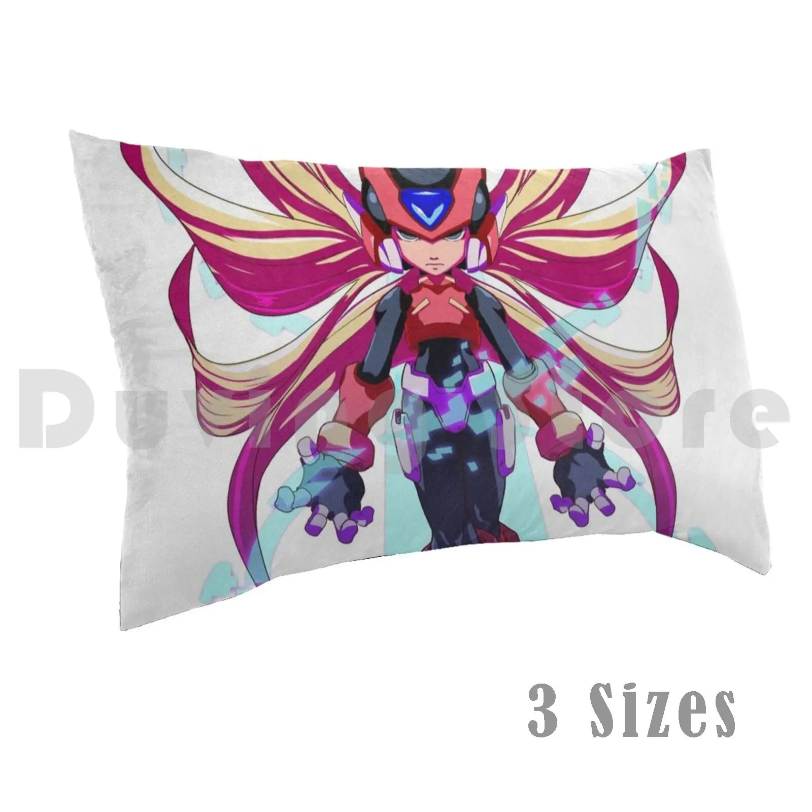 Funda de almohada Megaman Zero impresa 35x50 Megaman Zero Megaman Mega Man Megamanx Mega Man X Megaman X Mega