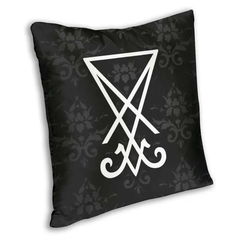 Lucifer Sigil Cushion Cover Two Side 3D Print Satan Morningstar Devil Throw Pillow Case for Sofa Fashion Pillowcase Decoration