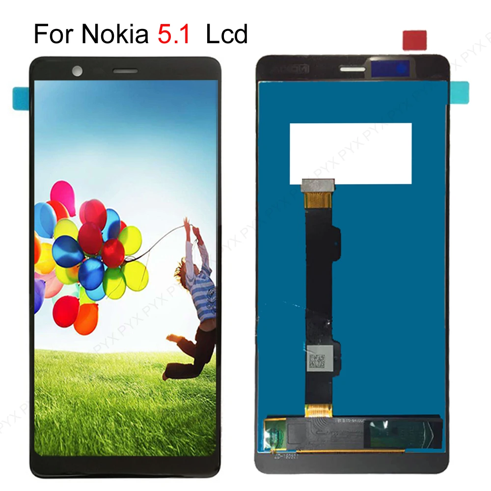 

For Nokia 5.1 LCD Display Touch Screen Digitizer TA 1024 1027 1044 1053 1008 1030 1109 1075 For Nokia 5 5.1 Plus LCD X5 Screen