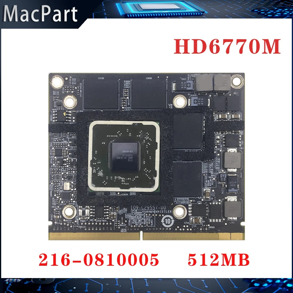 Original para Imac 21 A1311 27 A1312 Radeon Hd6770m Hd6770 216- 0810001 Placa Gráfica Vga Placa de Vídeo Gpu