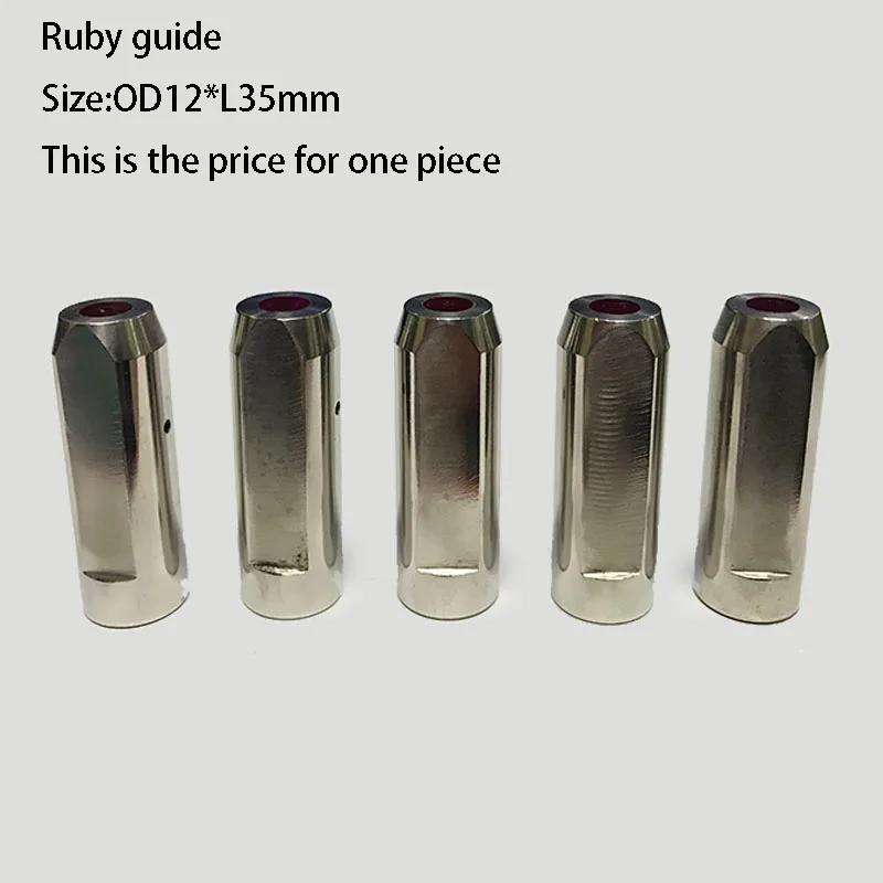 EDM Gốm Ruby Điện Cực Ống Hướng Dẫn 12*35Mm 0.20 Sang 3.0Mm Cho WEDM Máy Khoan