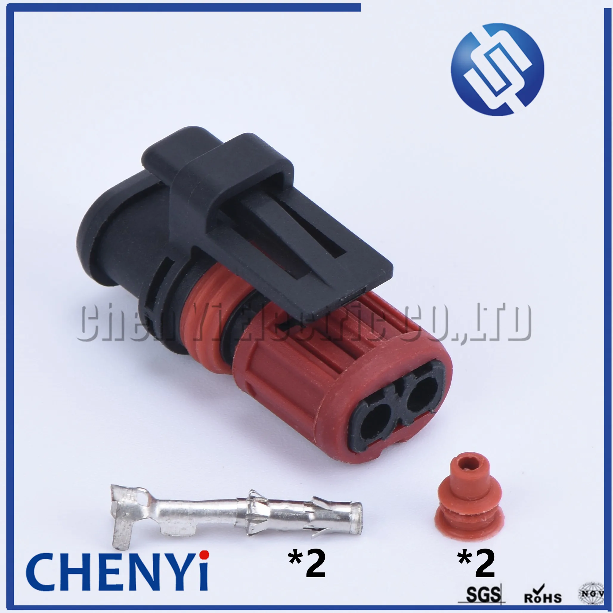 2 pin auto connectors waterproof female housing plug (1.5) wire electrical cable connector 1337245-3 For Diesel Fuel injection