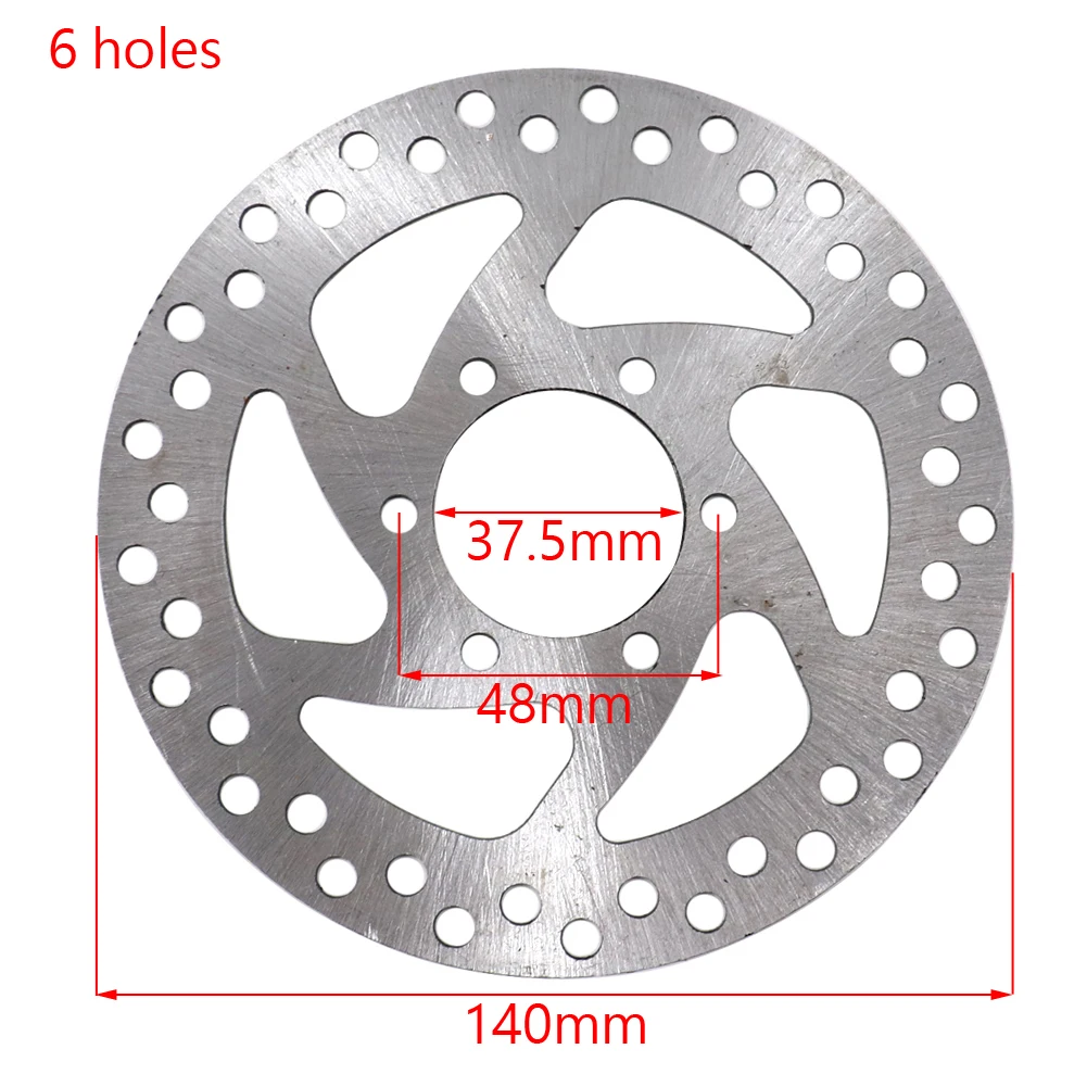 Electric Scooter 140mm Disc Brake Disc Brake 3 Holes or 6 Holes Disc Brake Device Brake Disc Brake Accessories