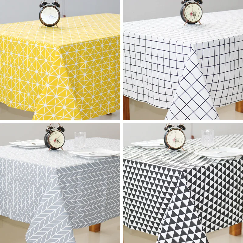 Geometric Table Cloth Tablecloth Nappe Table Cover Party Wedding Table Cloth for Home Table Decoration Mantel Home Textile