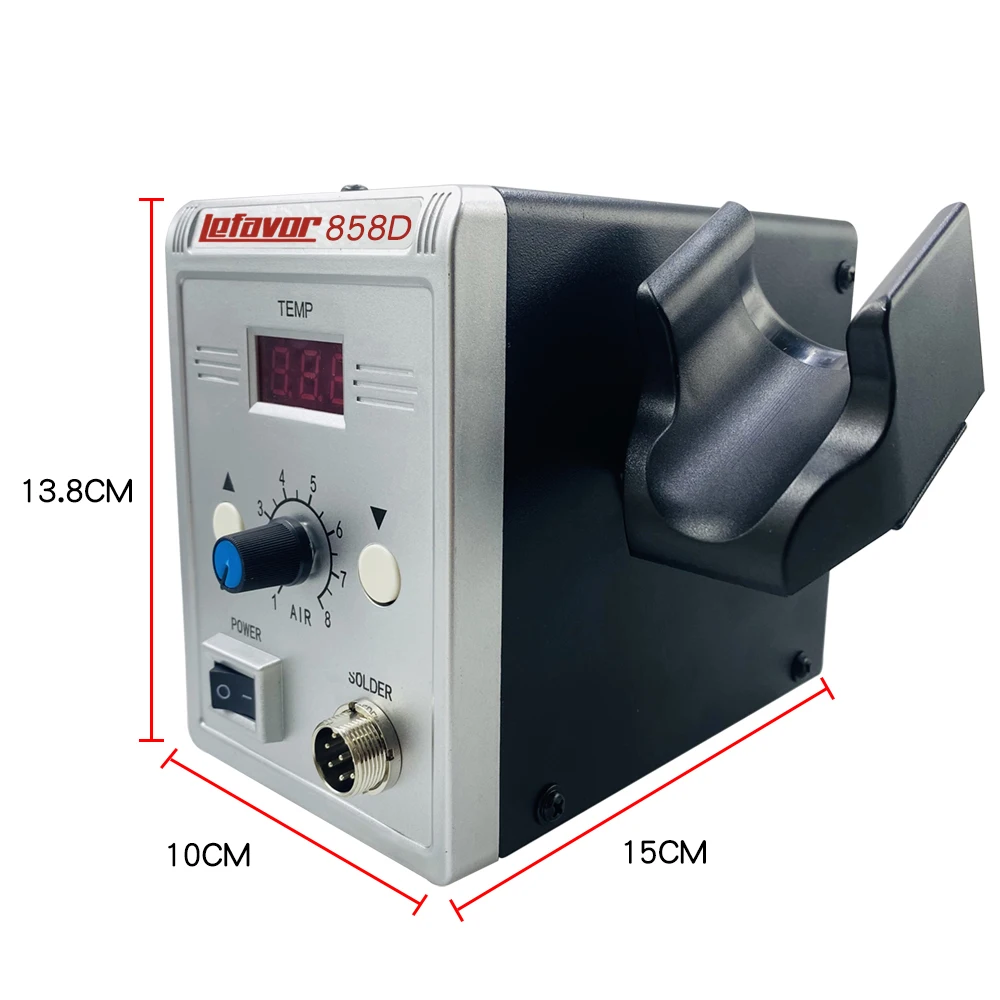 Estação de solda 2 em 1, pistola de ar quente, 700w, 858d, 110v, 220v, bga, smd, smt, ferramenta de reparo