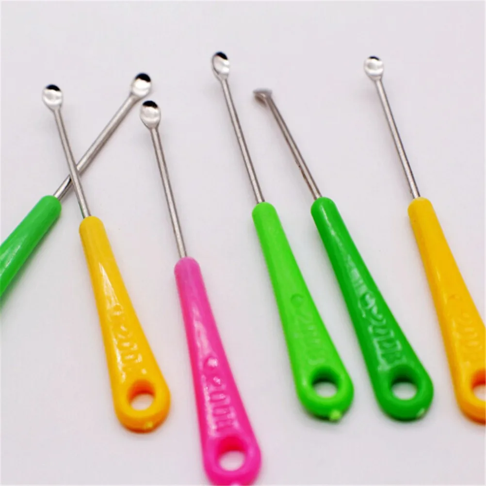 20pcs/set EarPick Ear Wax Pickers Ear Care Spoon Tool Metal Ear Picks Wax Removal Curette Remover Cleaner Facial Beauty Tools