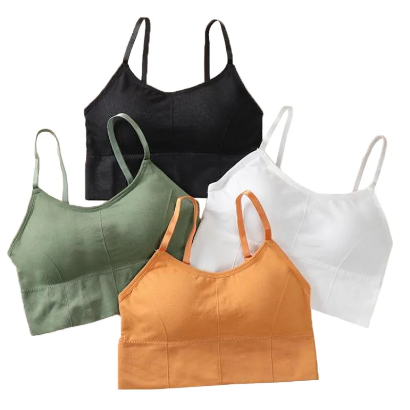 Women Seamless Sports Bra Gym Running Push Up Breathable Bralette Lady Padded Vest Elastic Fitness Gym Underwear Top Bra