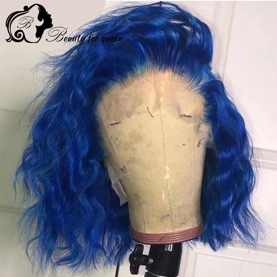 Lace Front Menselijk Haar Pruiken Voor Vrouwen Golvend Korte Bob Pruik Hd Transparant Kant Frontale Pruik Braziliaanse Haarverlenging Met baby Haar