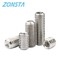 Tornillo hexagonal de acero inoxidable, juego de manijas de puerta, Perno de grifo, M2, M2.5, M3, M4, M5, M6, M8, DIN916, 304