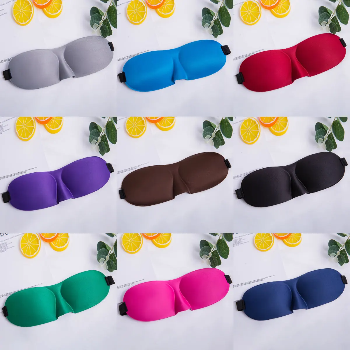 

1PCS Memory Foam 3D Sleeping Travel Eye Mask Shade Cover Cotton Block Light Nap Sleep Eyeshade Eyepatch FREE Ear Plug