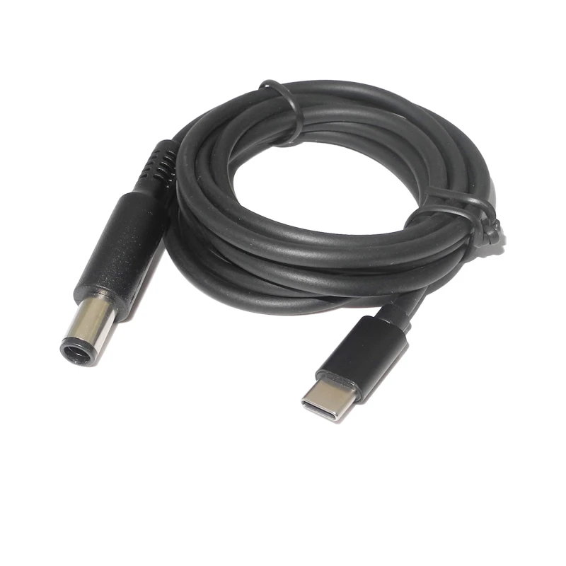 USB Type C Power Adapter Converter to 7.4*5.0mm Dc Plug Connector PD Emulator Trigger Charging Cable Cord for Dell Laptop
