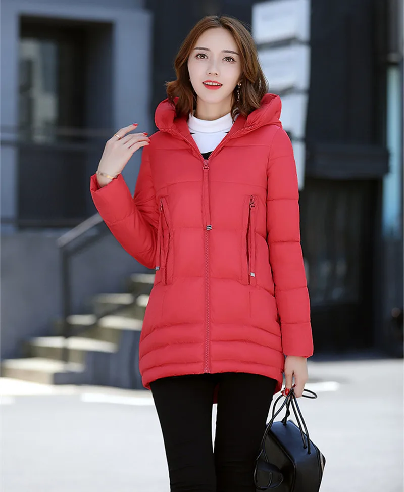 Coat Women's Parkas Winter Mujer Invierno 2020 Fashion Ladies Coats Padded Female Jacket Casaco Inverno Feminino WXF467