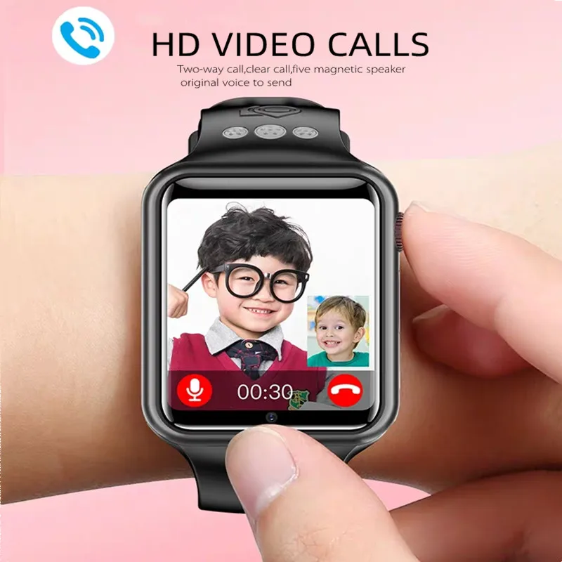 Android 9.0 4G Smart Watch W5 Kids GPS Positioning Watch Dual Camera Shooting Recording Wifi Internet Boys and Girls Video Calls