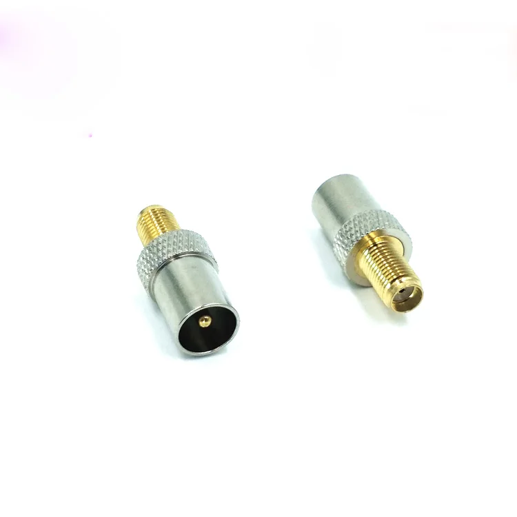 SMA 암 잭 커넥터에 10pcs 어댑터 IEC PAL DVB-T TV 플러그 남성