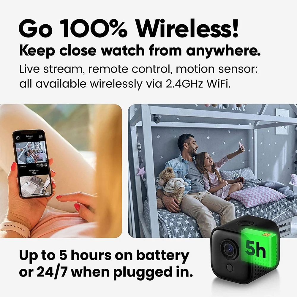 Mini cámara Ip inalámbrica A11, videocámara de videovigilancia, grabadora de seguridad para el hogar, 1080p, HD, WiFi, versión nocturna