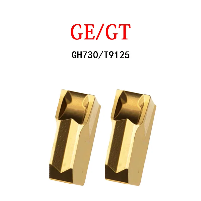 GE20 GE30 GE40 GE50 GT40 GH730 T9125 Original Carbide Inserts 10PCS For General Grooving Best-Quality Lathe Turning Cutting