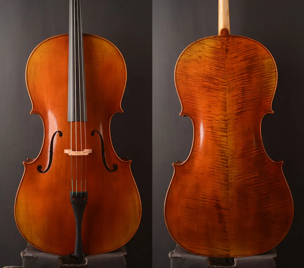 Yitamusic!A Strad Style Advanced Flamed Cellos MC5000