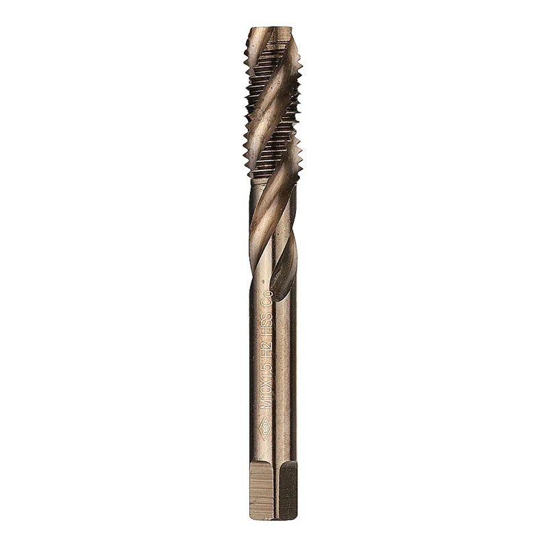 Kobalts ch raube Gewinde bohrer Bohrer m35 HSS-CO Spiral flöte metrische M3-M12 maschine Hahn rechte Hand für Edelstahl Metall – Detail 9