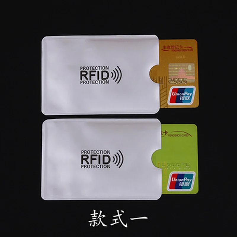 Anti Rfid ผู้ถือบัตรกระเป๋าสตางค์บุรุษกระเป๋าสตางค์ Reader ล็อค Bank การ์ดป้องกันกรณีผู้ถือบัตรเครดิตโลหะอลูมิเนียม