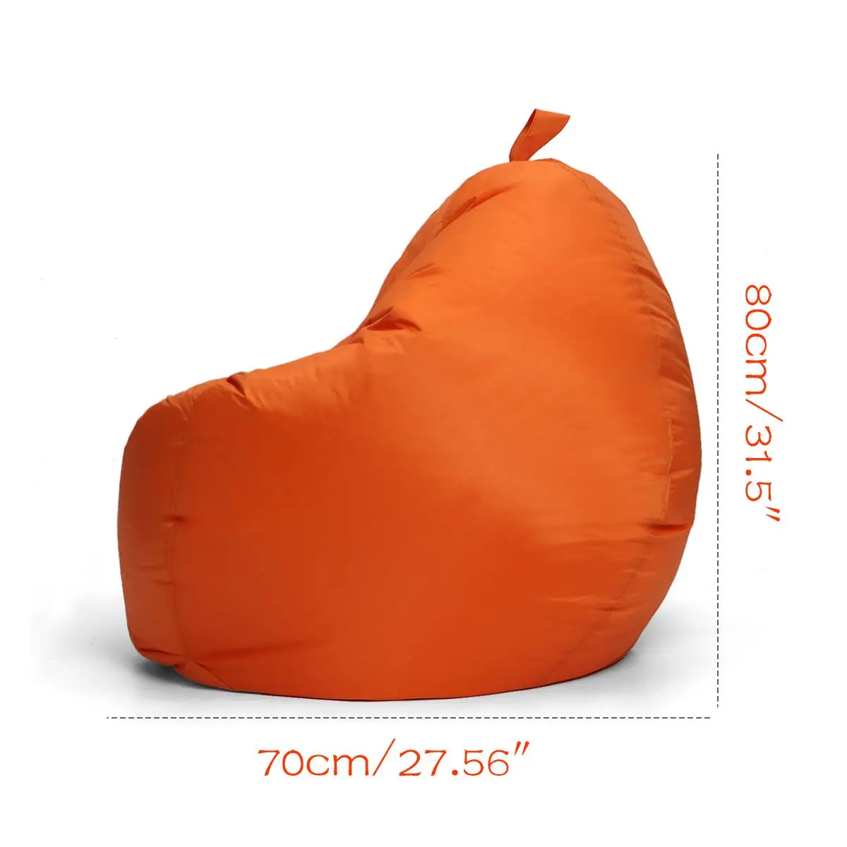 70x80cm Lazy BeanBag Sofas Cover Chair No Filler 420D Oxford Waterproof Lounger Seat Bean Bag Pouf Puff Couch Tatami Living Room