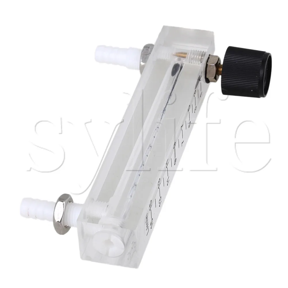 LZQ-7 Acylic Flowmeter 1-15LPM Gas Oxygen Flow Meter with Control Valve