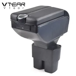 Vtear For Nissan NV200 Armrest Interior Center Console Storage Box Arm Rest Car-Styling Decoration Parts Accessories 2017 2016