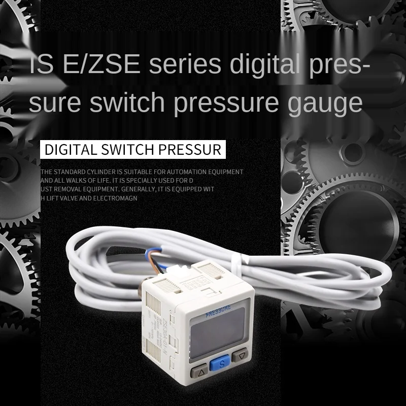 Pneumatic Digital Pressure Switch ISE30A/ZSE30AFF-01-N-L/P/a/C/Ml Vacuum Negative Pressure Gauge ISE ZSE